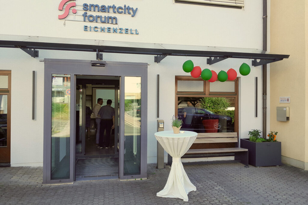 Eingang des SmartCity Forum Eichenzell